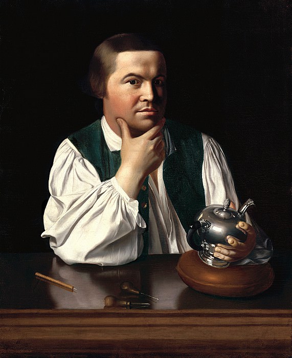 John Singleton Copley – Paul Revere, 1768 , part 2 American painters