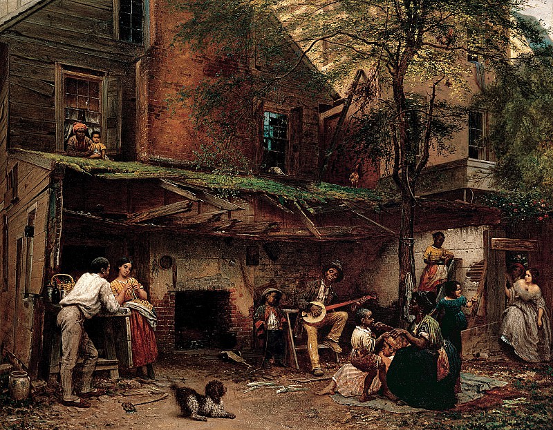 Eastman Johnson – Negro Life at the South , part 2 American painters