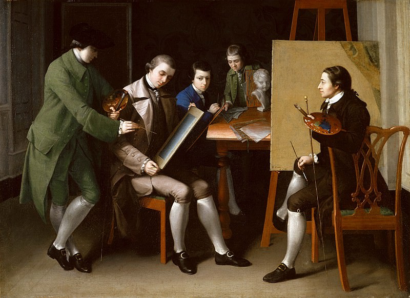 Matthew Pratt – The American School, 1765 , part 2 American painters