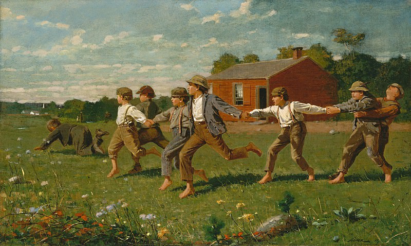 Winslow Homer – Snap the Whip , part 2 American painters