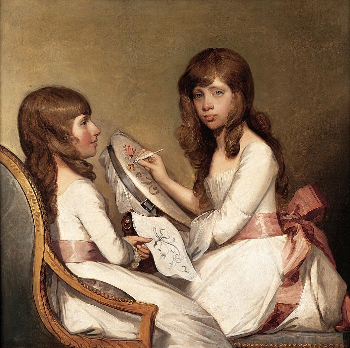 Gilbert Stuart – Anna Dorothea Foster and Charlotte Anna Dick, 1790-91 , part 2 American painters