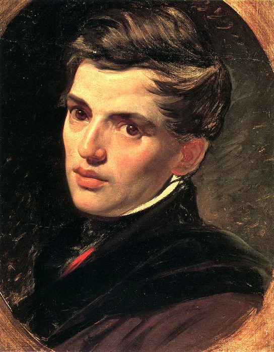 Portrait of the architect A. Briullov, brother of the artist. 1823-1827, Karl Pavlovich Bryullov