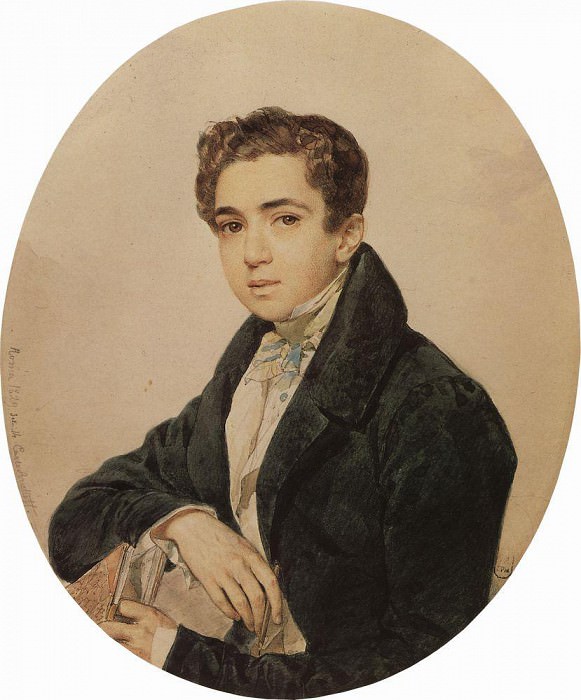 Портрет кн. Г. Г. Гагарина. 1829, Карл Павлович Брюллов
