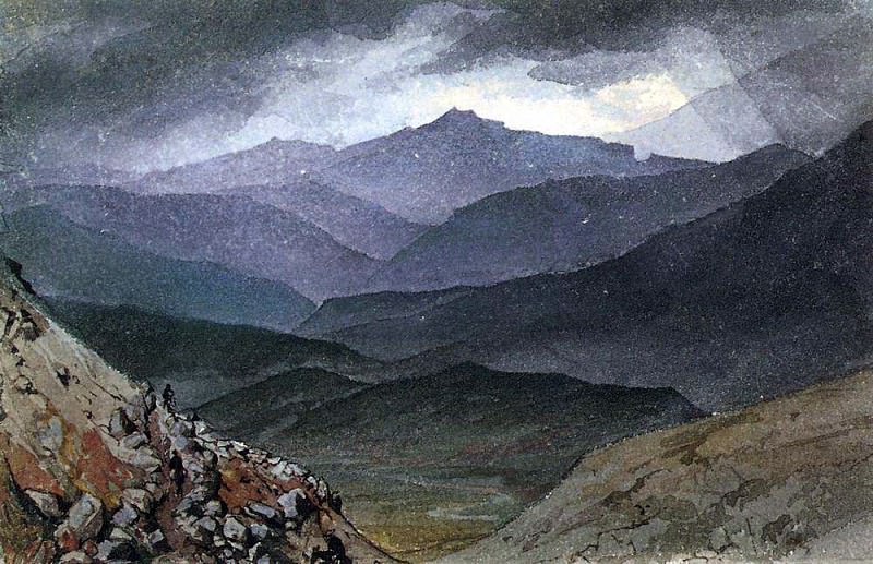 Дорога в Синано после грозы. 1835, Карл Павлович Брюллов