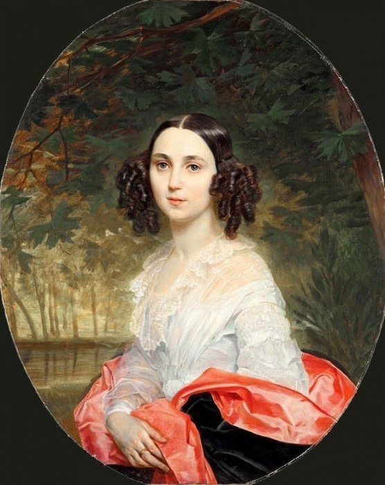 Portrait of Maria Alekseeva, Karl Pavlovich Bryullov