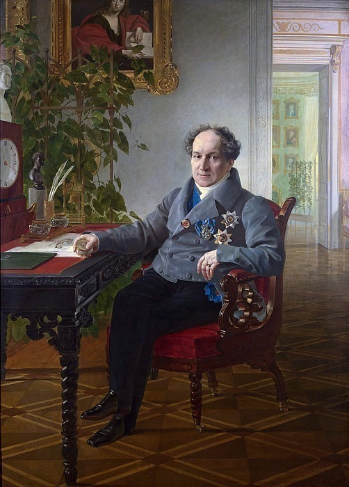 Portrait of a member of the State Council, Prince A.N. Golitsyn