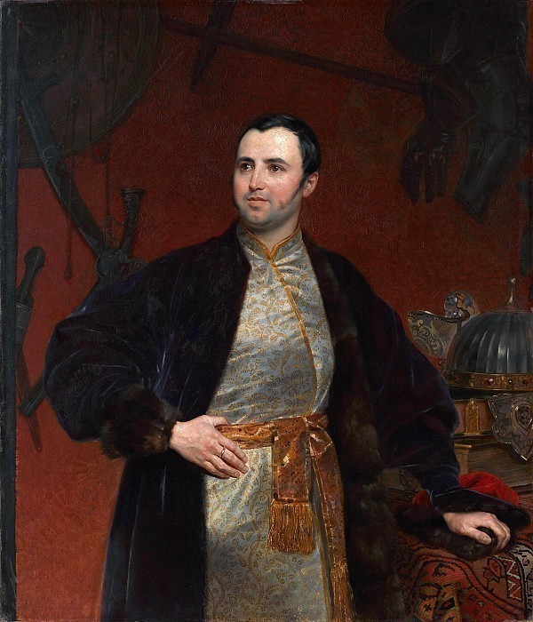 Portrait of Prince Mikhail Andreevich Obolensky, Karl Pavlovich Bryullov