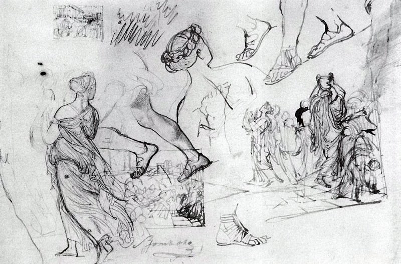 Kleobis and Beaton. 1823-1827, Karl Pavlovich Bryullov