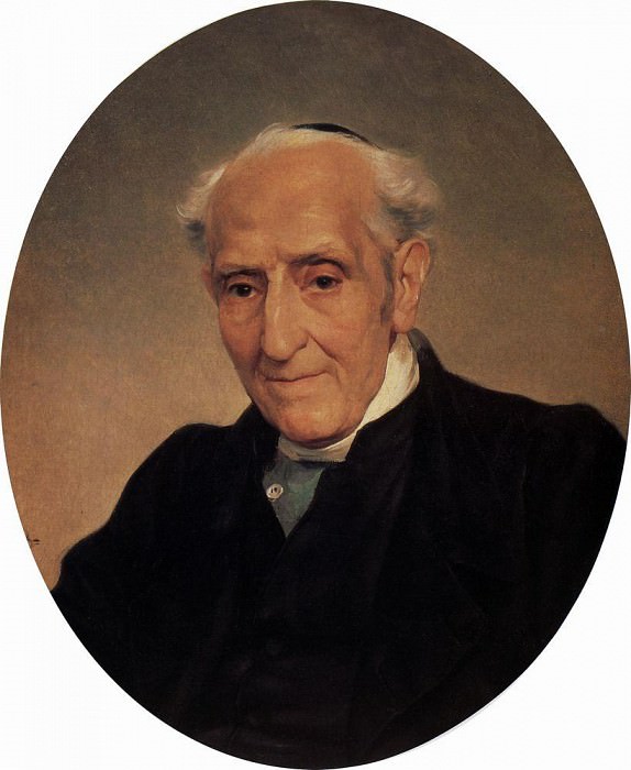 Portrait of the writer and political activist Archbishop Giuseppe Taranto Kapechalatro. 1833-1835, Karl Pavlovich Bryullov