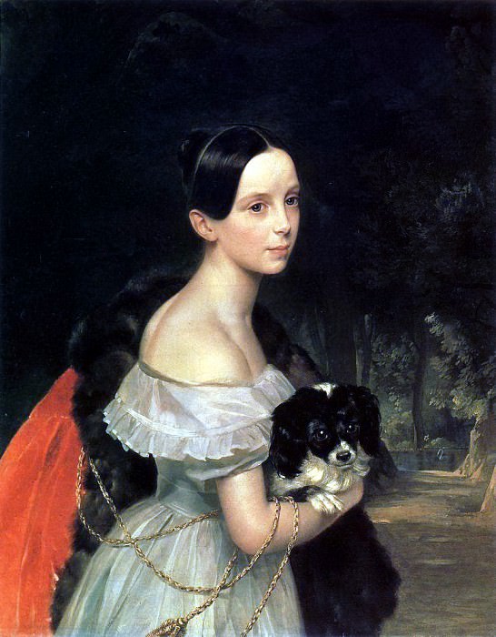 Portrait of William M. Smirnova. 1837-1840, Karl Pavlovich Bryullov