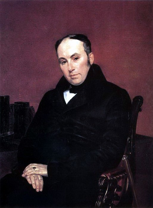 Portrait of the poet Vasily Zhukovsky. 1837, Karl Pavlovich Bryullov