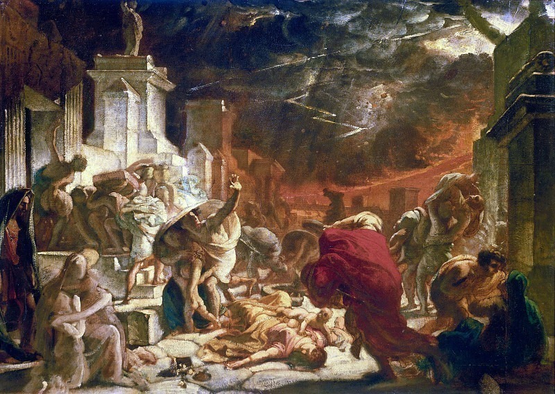 The Last Day of Pompeii , Karl Pavlovich Bryullov