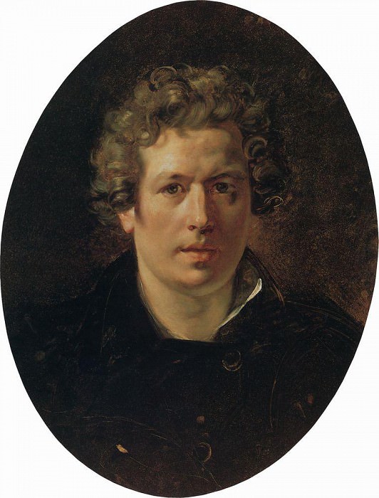 Self-portrait. Around 1833, Karl Pavlovich Bryullov