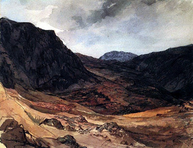 Valley Delphic. 1,835, Karl Pavlovich Bryullov