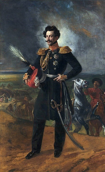 Portrait of Adjutant General Count Vasily Perovsky, Karl Pavlovich Bryullov