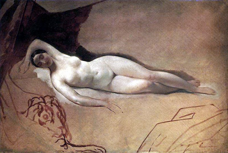 Sleeping Juno. 1840, Karl Pavlovich Bryullov