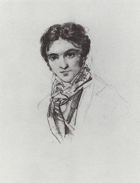 Portrait FA Bruni. 1827-1828, Karl Pavlovich Bryullov