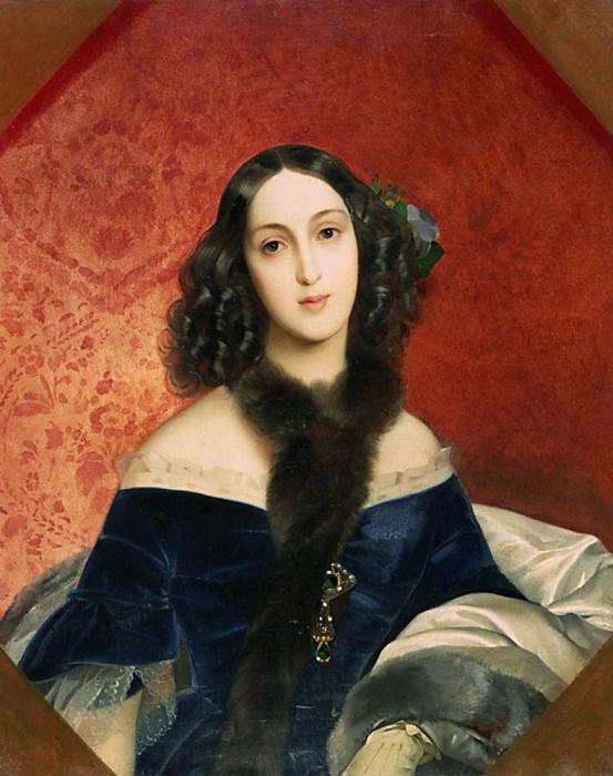 Portrait of MA Beck. 1840, Karl Pavlovich Bryullov
