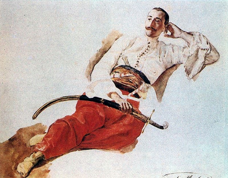 Портрет П. А. Чихачева. 1835, Карл Павлович Брюллов