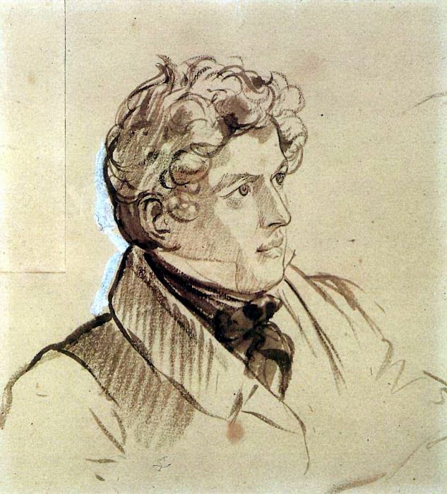 Self-portrait. 1830-1833, Karl Pavlovich Bryullov