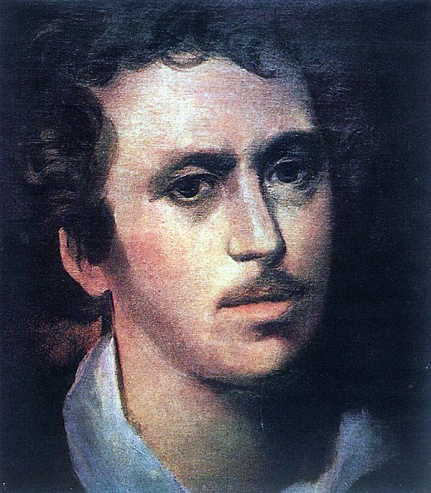 Self-portrait. 1823, Karl Pavlovich Bryullov