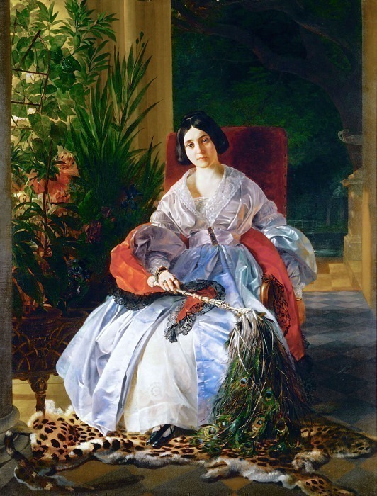 Portrait of Princess Yelizaveta Saltykova , Karl Pavlovich Bryullov