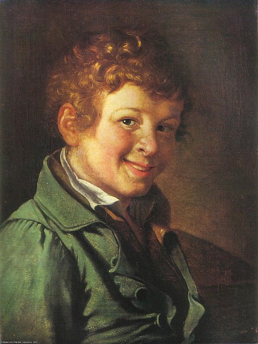 Portrait of a boy. 1819. Tashkent, Orest Adamovich Kiprensky