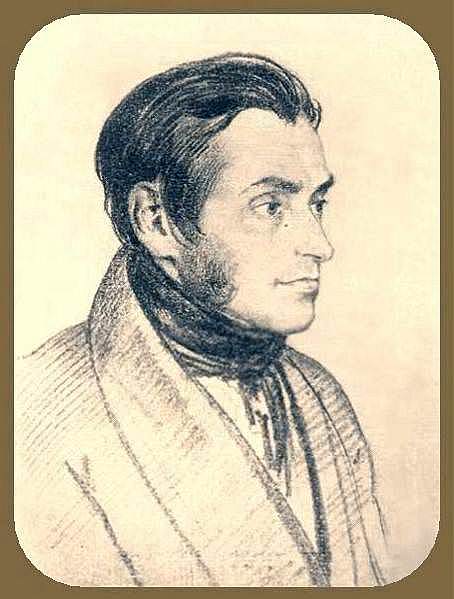 Portrait of Adam Mickiewicz 1824 GTG, Orest Adamovich Kiprensky