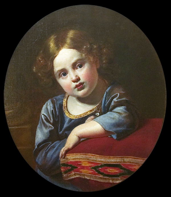 Portrait of Prince EG Gagarin child. 1816-17 ES AV Mamonova, France, Orest Adamovich Kiprensky