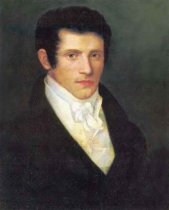 Portrait of a Man. H. 1826, 58h48 pm. 8 Taganrog, Orest Adamovich Kiprensky