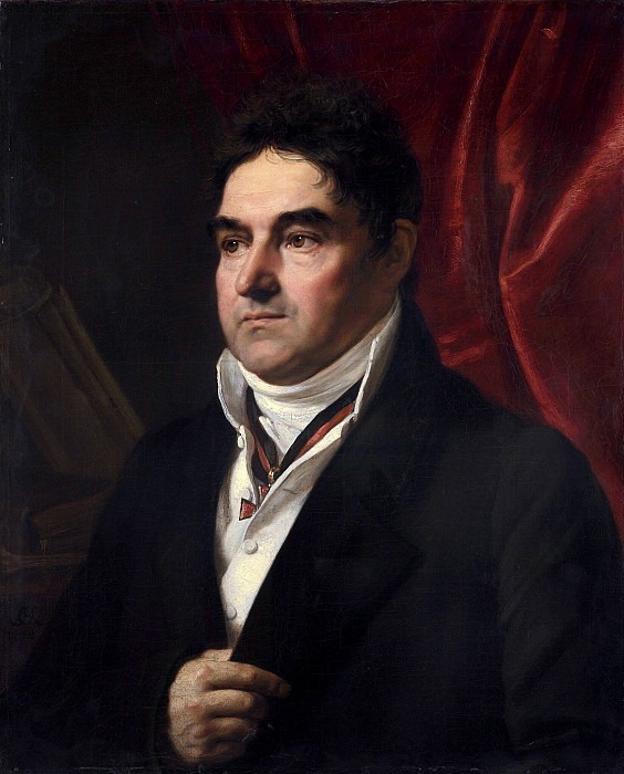 Portrait of Senator Vasily Khvostov, Orest Adamovich Kiprensky