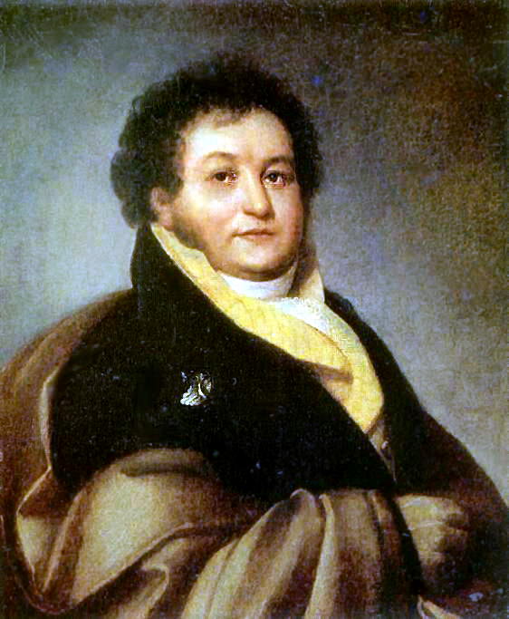 Portrait P. Litta . 1813 Oil on canvas, 74h62 MT, M., Orest Adamovich Kiprensky