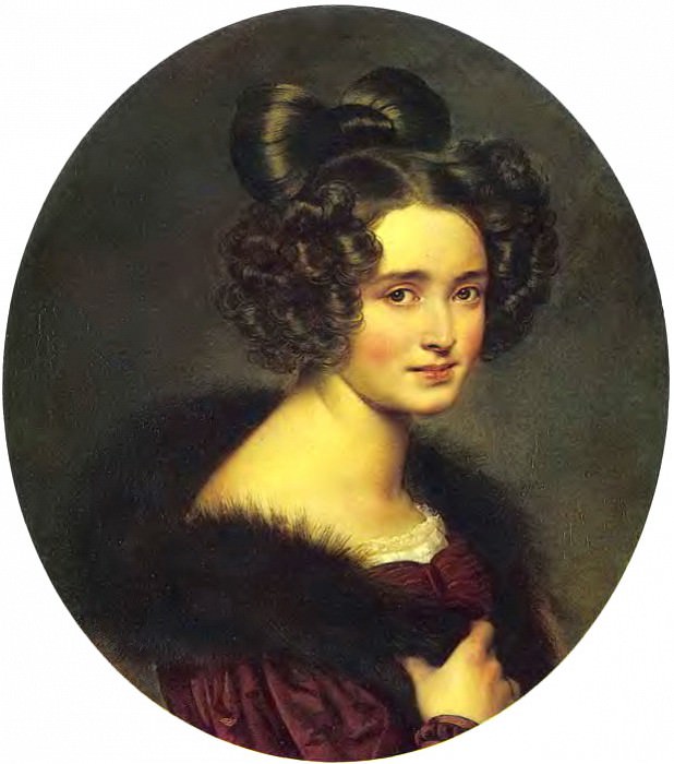 Portrait Competition Alexandrovna Rumin. 1826. H., m. 62. 3h53. 5 RM, Orest Adamovich Kiprensky