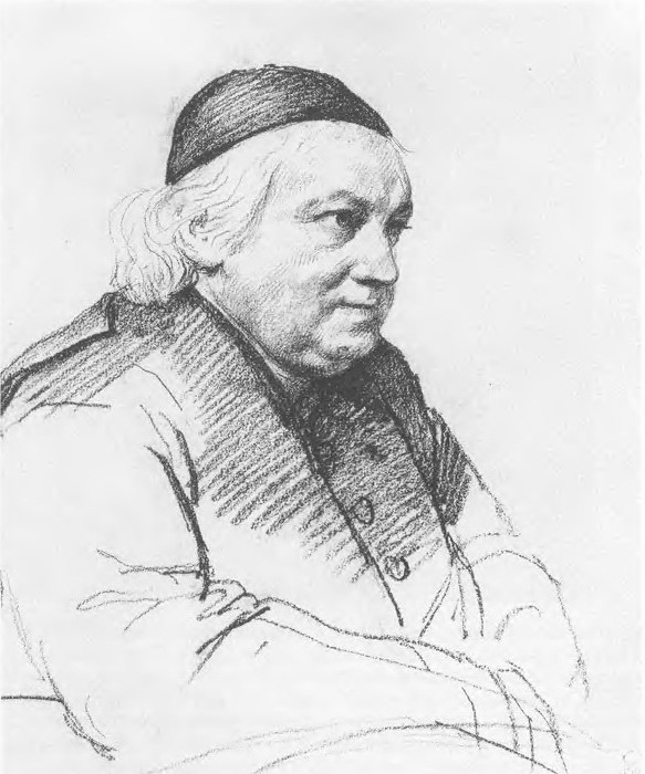 Portrait of the Abbot Sartori. 1818. B., um. c. 22, 8h18, 3. GRM, Orest Adamovich Kiprensky