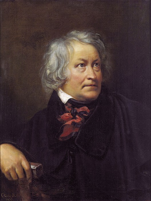 Portrait of the Danish sculptor Bertel Thorvaldsen. 1831 Oil on canvas. 79, 5h65 RM, Orest Adamovich Kiprensky