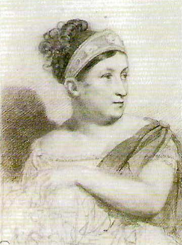 Портрет Е. С. Семёновой. Ок. 1815., Орест Адамович Кипренский