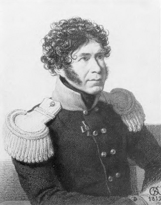 Portrait of an unknown soldier. 1812 IT. c., b. 32. 5x29 GRM, Orest Adamovich Kiprensky