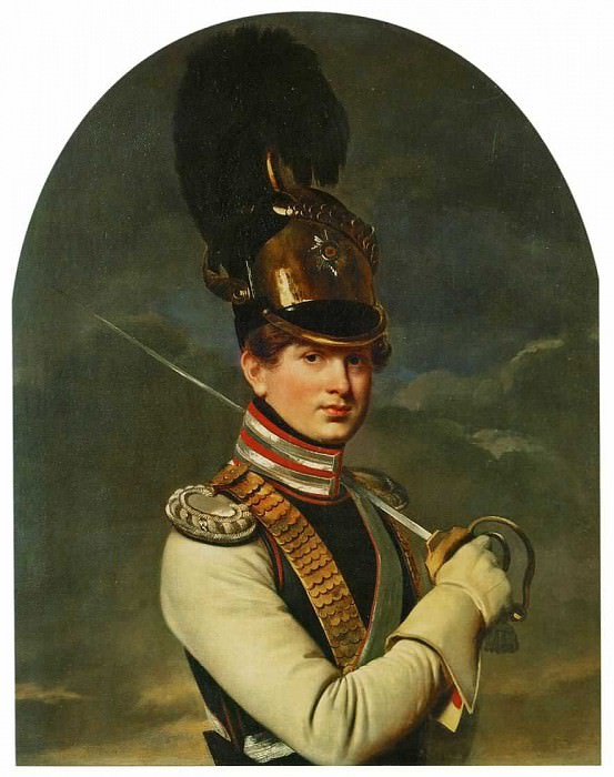 Portrait of Prince H. Trubetskoy. 1826. H., m. 93, 5h76, 5 GTG, Orest Adamovich Kiprensky