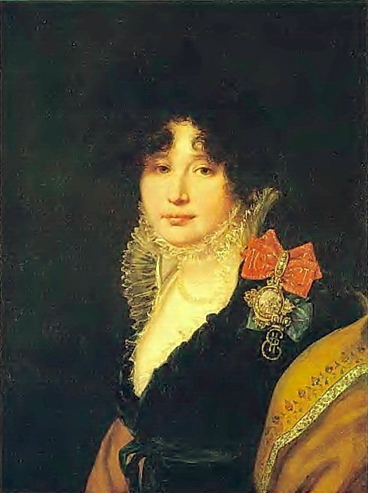 Portrait of Princess AV Scherbatova 1808g, oil on canvas RM, Orest Adamovich Kiprensky