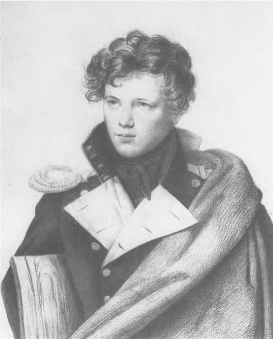 Portrait EE Komarovsky. 1825-28. B., um. c., Sang. , Wc. 27, 8h22, 5. GTG, Orest Adamovich Kiprensky