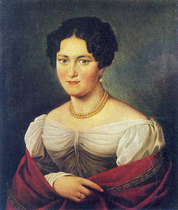 Портрет неизвестной. 1820. Пархомовка, Орест Адамович Кипренский