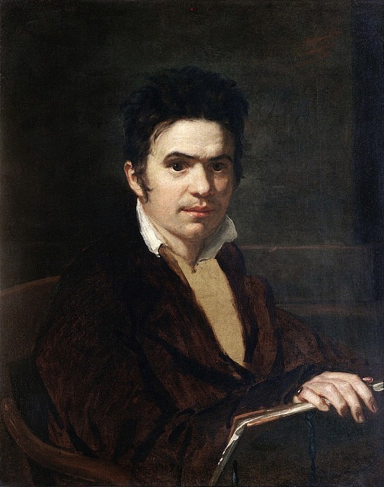 Portrait of Alexander Vostokov , Orest Adamovich Kiprensky