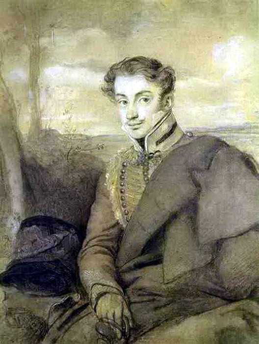 Portrait AI Dmitriev – Mamonov. 1815. Italian pencil, pastel, charcoal on paper. RM. JPG, Orest Adamovich Kiprensky