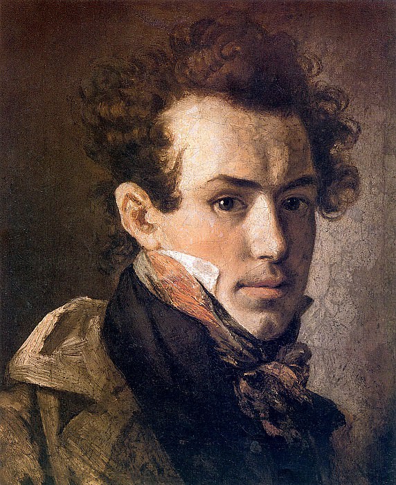 Self-portrait . H. 1809, 41h35 pm. 7 RM, Orest Adamovich Kiprensky