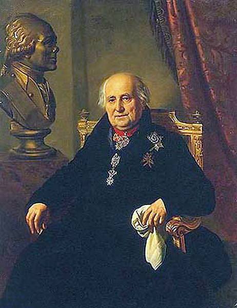 Portrait GG Kusheleva. 1827. GE, Orest Adamovich Kiprensky