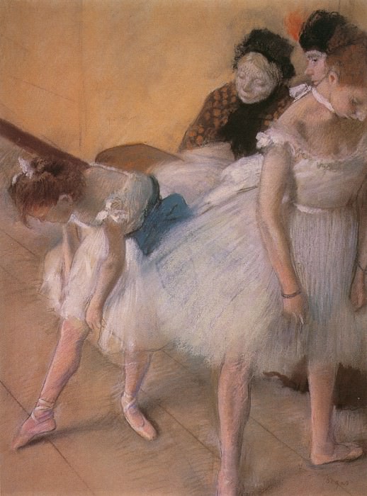 Before the Rehearsal, Edgar Degas
