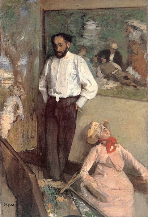 Portrait of the Painter Henri Michel Levy, Edgar Degas