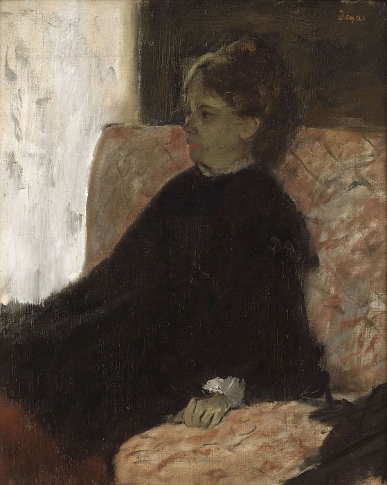 Lady in Black, Edgar Degas