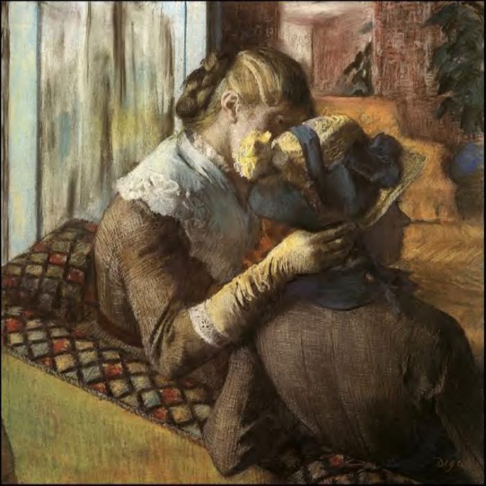 At the Milliner’s, Edgar Degas