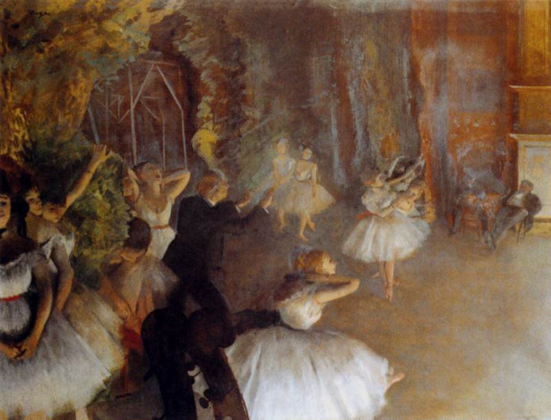 The Rehearsal Of The Ballet, Edgar Degas